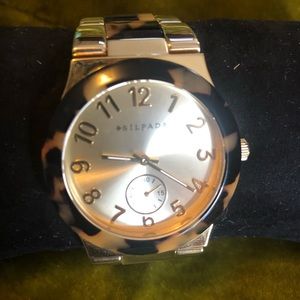 Silpada tortoise shell watch